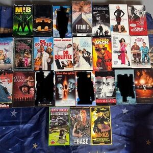 Collection of Movie VHS Tapes